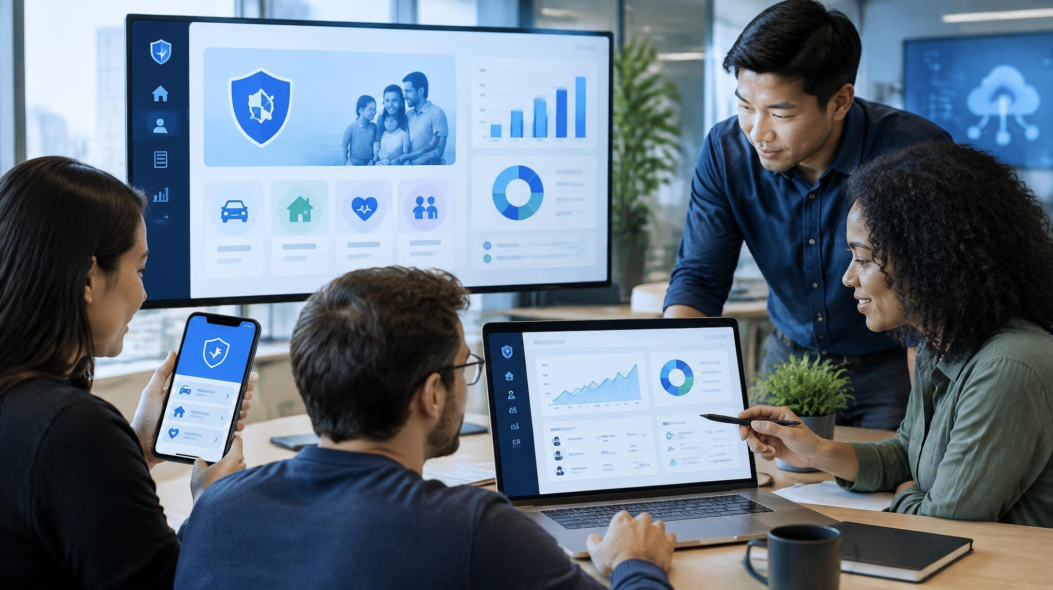 insurance software interface