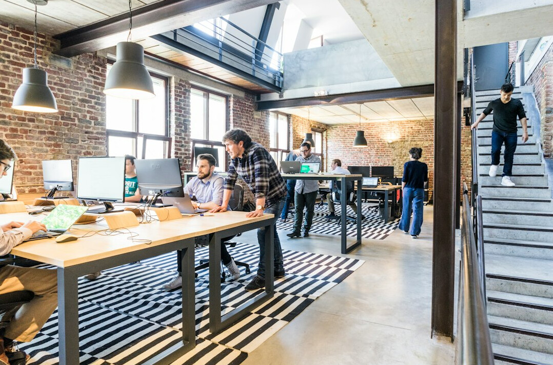 modern office environment